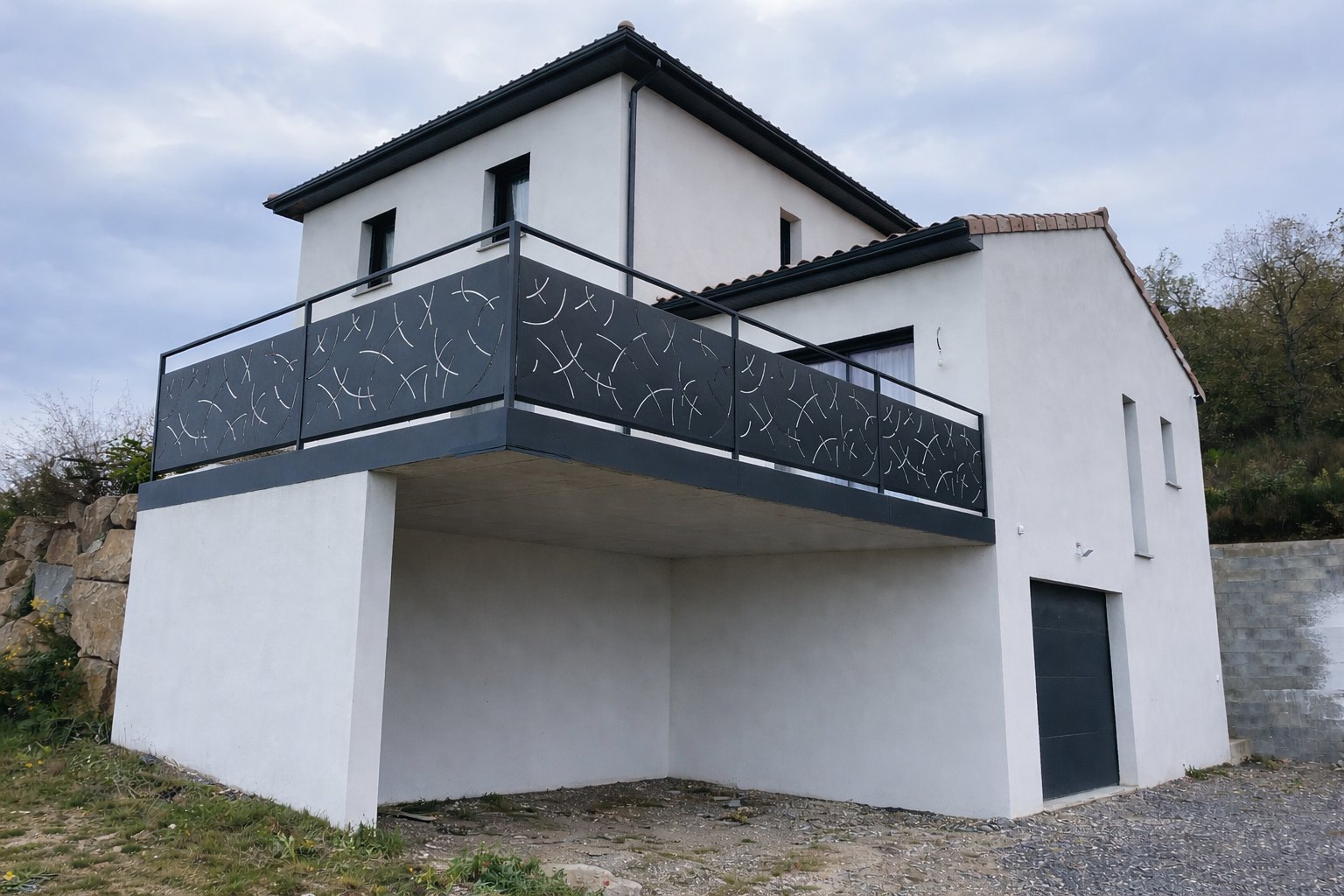 Garde-corps métallique design